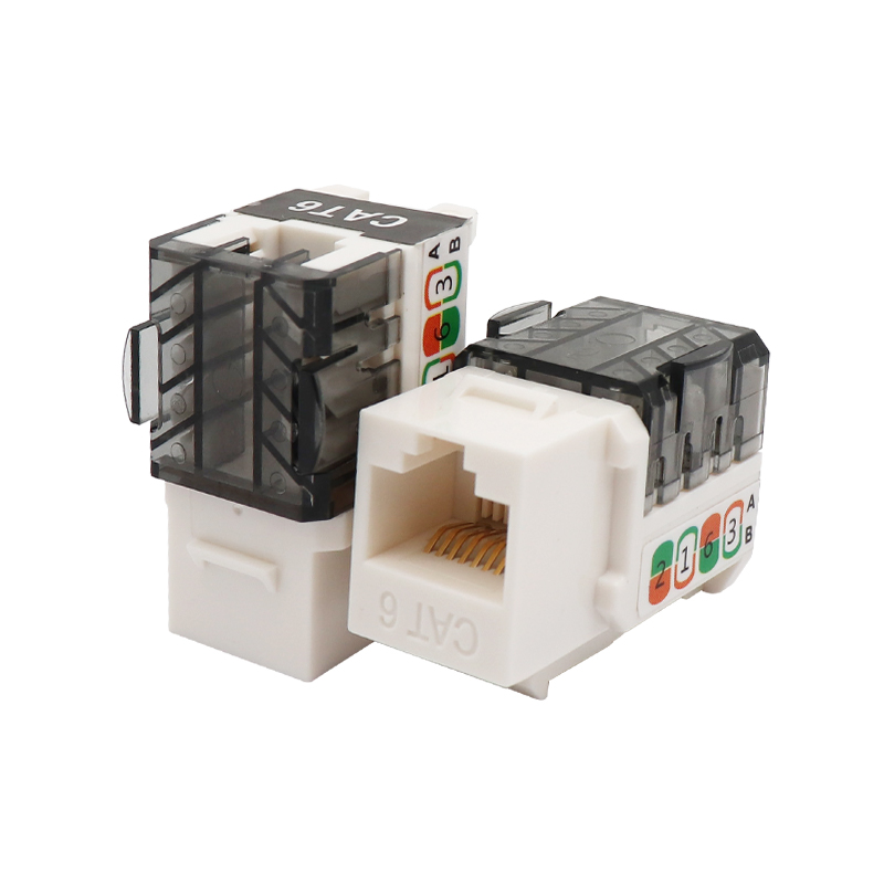 CAT6 UTP Slim Type 90 Dereger Punch Down Keystone Jack