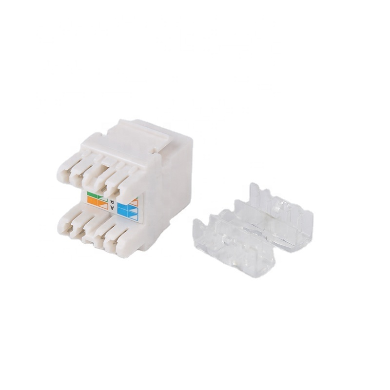 Cat5e UTP 180 Dereger Punch Down Keystone Jack Jenis Pendek