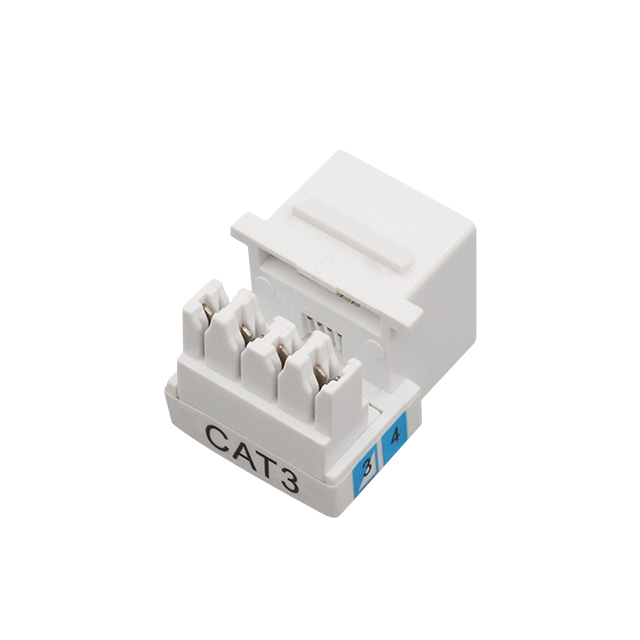 Cat3 rj11 6p4c 90 derajat UTP Punch Down Keystone Jack